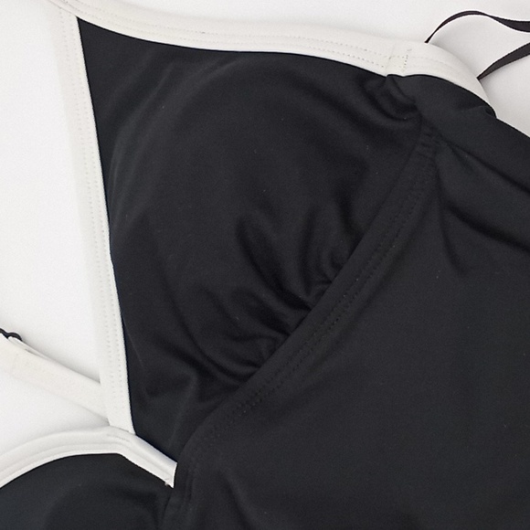 DKNY T-Back One-Piece Swimsuit Black XS - Picture 6 of 14